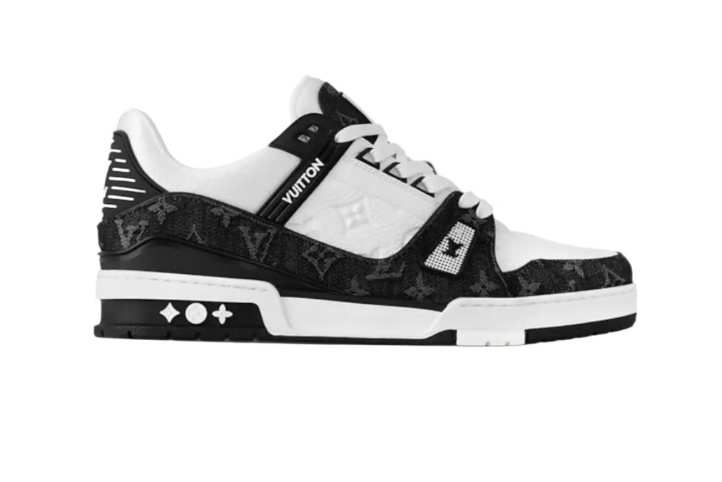 LOUIS VUITTON TRAINER "Blanco/Negro" ￼